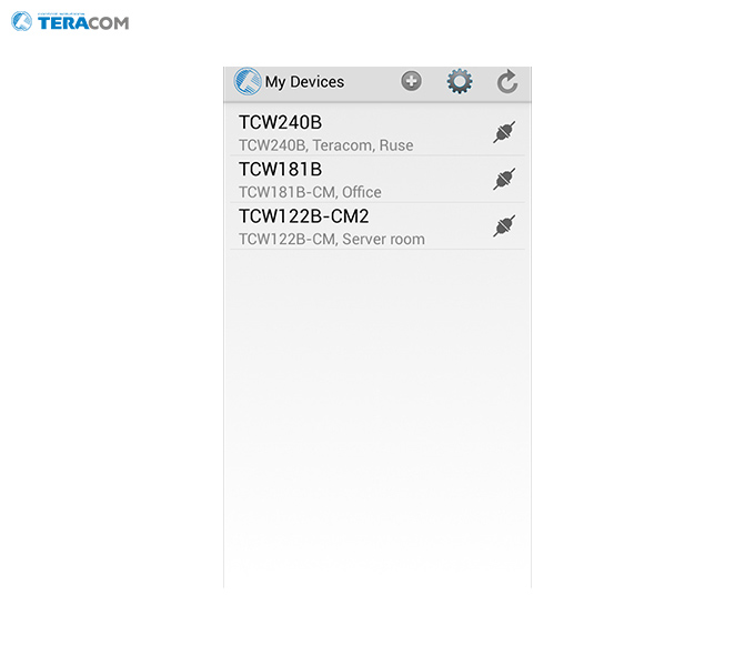  نرم افزار موبایل تحت اندروید و iOS تجهیزات Teracom_product