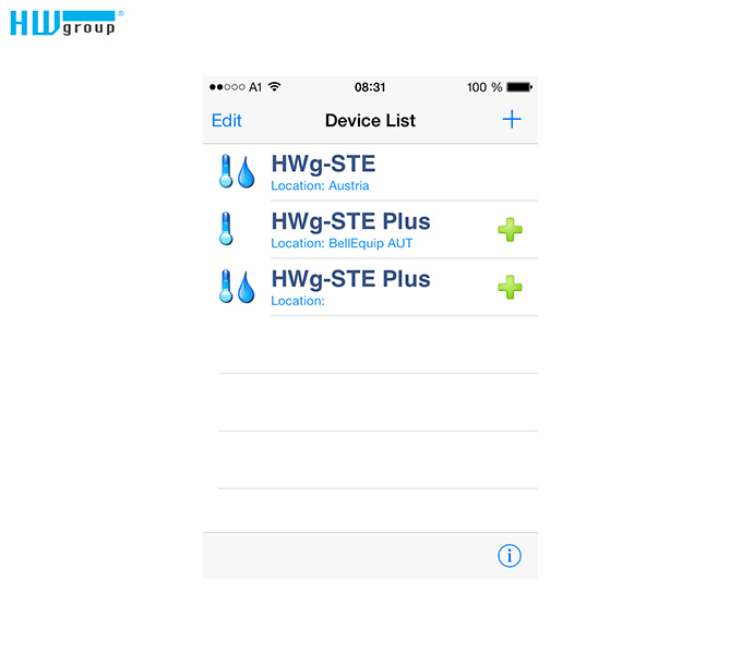 نرم افزار مانیتورینگ دستگاه های HWg-STE تحت iOS_product